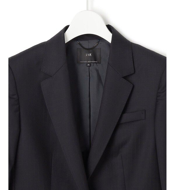 23区「【セットアップ対応】ファインネスウール 一つ釦 ジャケット」|テーラードジャケット|