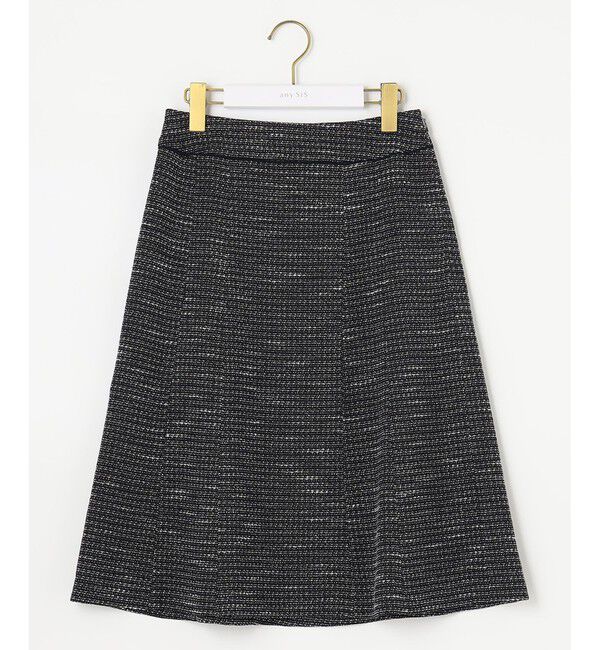 ANY SIS「【セットアップ対応】リップルボーダー フレア スカート」|スカート|
