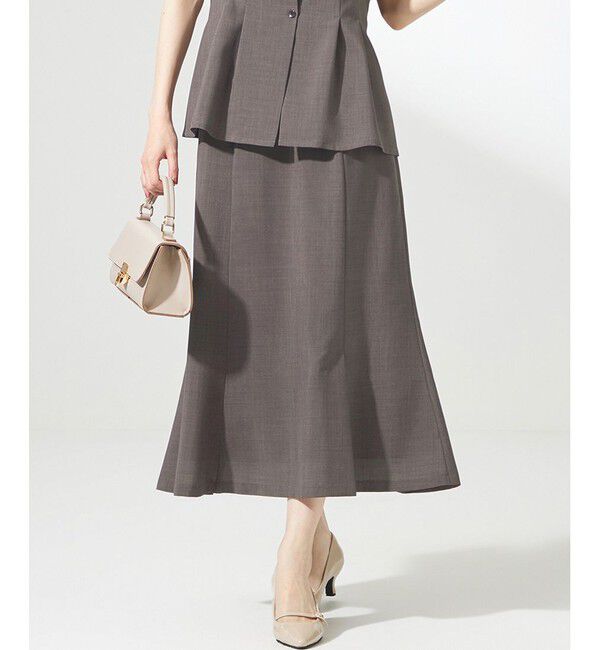 any SiS「【WEB・一部店舗限定】スイートクール スカート」|スカート|モカ