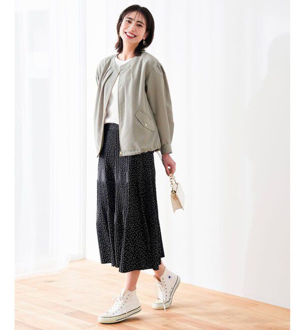 ANY SIS「プリーツ切替 スカート」|スカート|