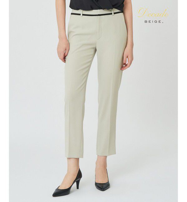 BEIGE,「CINDY / クロップドパンツ」|その他|Sage&times;Black