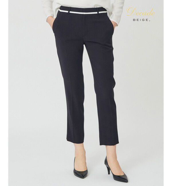 BEIGE,「CINDY / クロップドパンツ」|その他|Navy&times;White