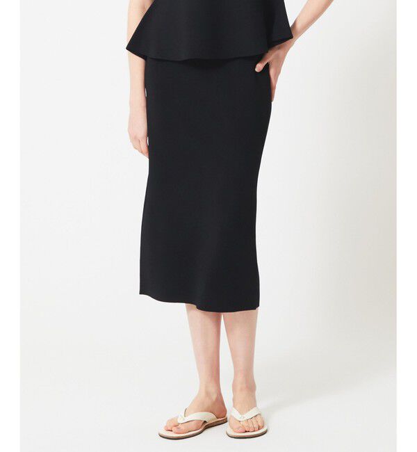 BEIGE,「HOLLY / Iラインスカート」|スカート|Black