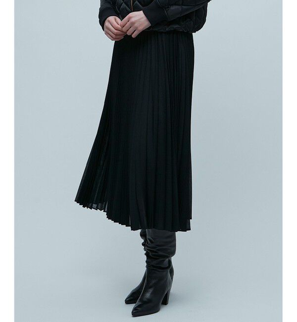 BEIGE,「MOYE / プリーツスカート」|スカート|Black