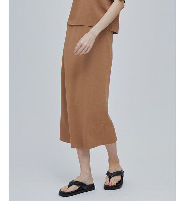 BEIGE,「【洗える】LAURA / Iラインスカート」|スカート|Camel