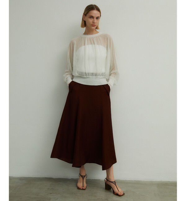 BEIGE,「BERNARD / フレアスカート」|スカート|