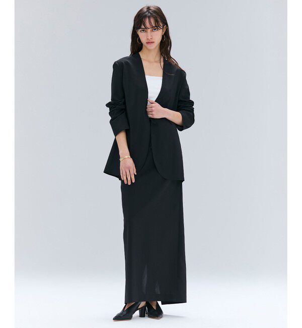 BEIGE,「【洗える/接触冷感/速乾/UVケア対応】BATEAU / イージーウエストIラインロングスカート」|スカート|