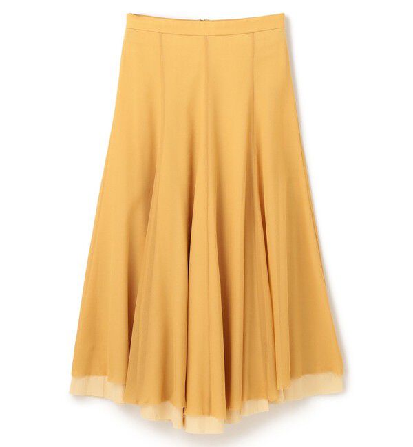 BEIGE,「PINE / ウールレイヤードフレアスカート」|スカート|