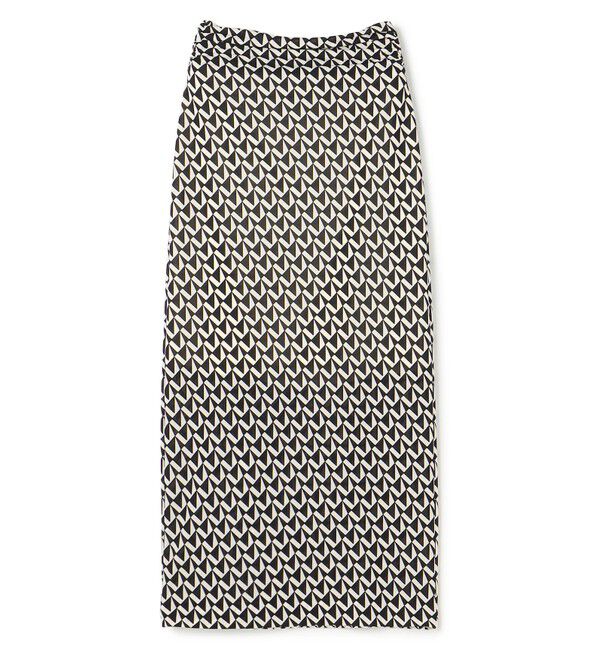 BEIGE,「【洗える】MODESTO / ジャージーストレッチIラインロングスカート」|スカート|