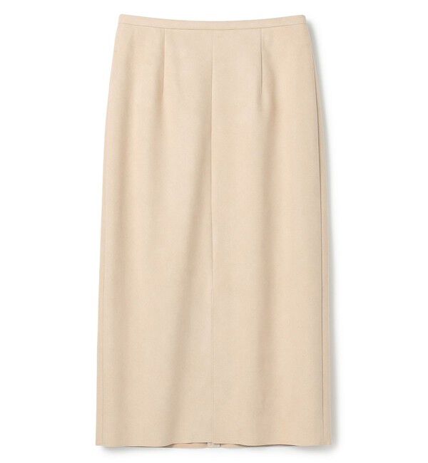 BEIGE,「CISCO / フェイクスエードIラインスカート」|スカート|