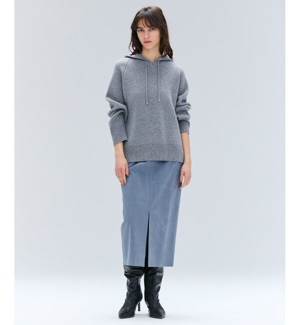 BEIGE,「CISCO / フェイクスエードIラインスカート」|スカート|