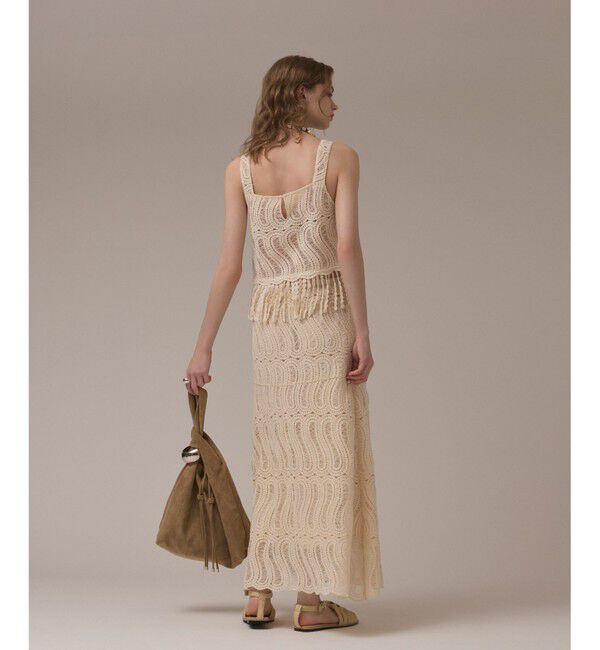 GRACE CONTINENTAL「クロシェレーススカート」|スカート|