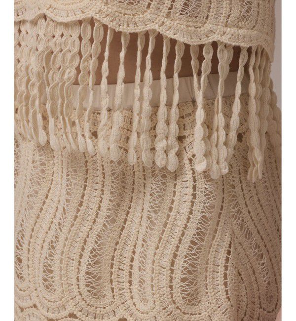 GRACE CONTINENTAL「クロシェレーススカート」|スカート|