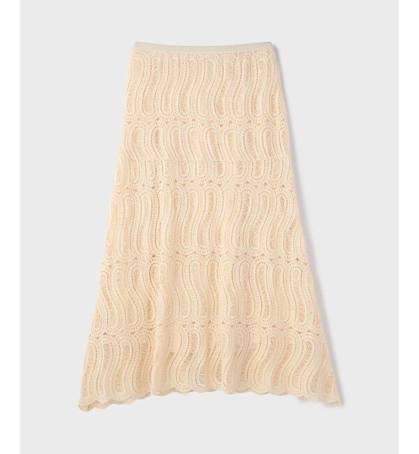 GRACE CONTINENTAL「クロシェレーススカート」|スカート|