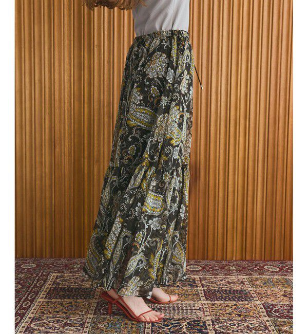 Grace Class「ラメストライププリントスカート」|スカート|