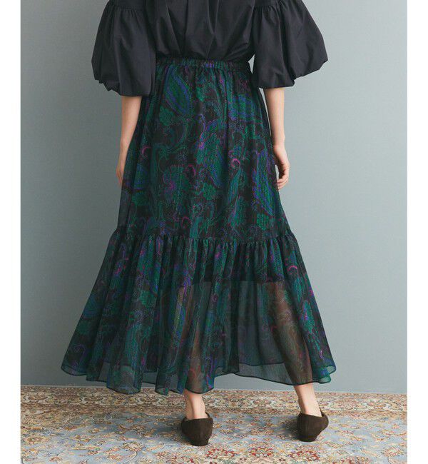 Grace Class「ラメストライププリントスカート」|スカート|