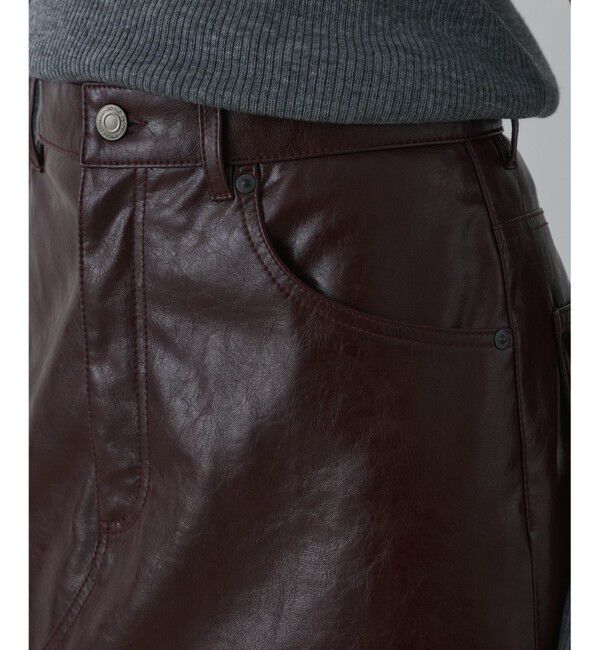 Diagram「フェイクレザータイトスカート」|スカート|