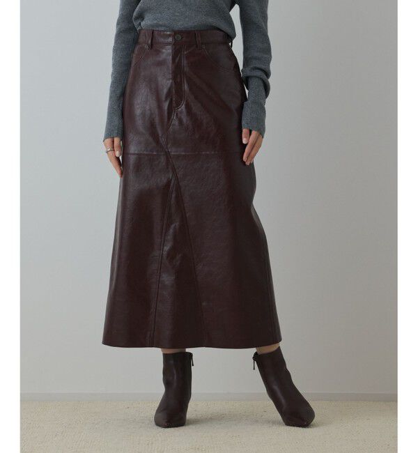 Diagram「フェイクレザータイトスカート」|スカート|