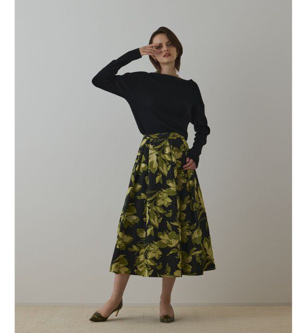 Diagram「ラメフラワージャガードスカート」|スカート|