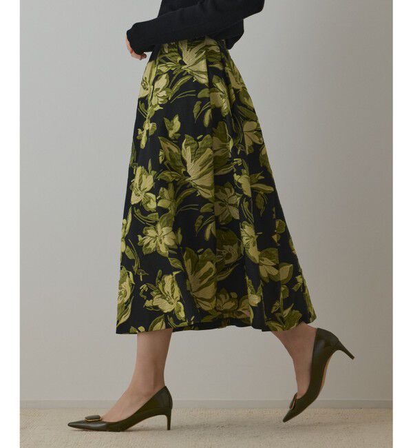 Diagram「ラメフラワージャガードスカート」|スカート|