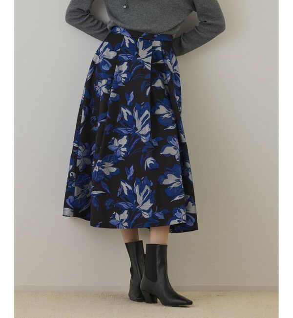 Diagram「ラメフラワージャガードスカート」|スカート|