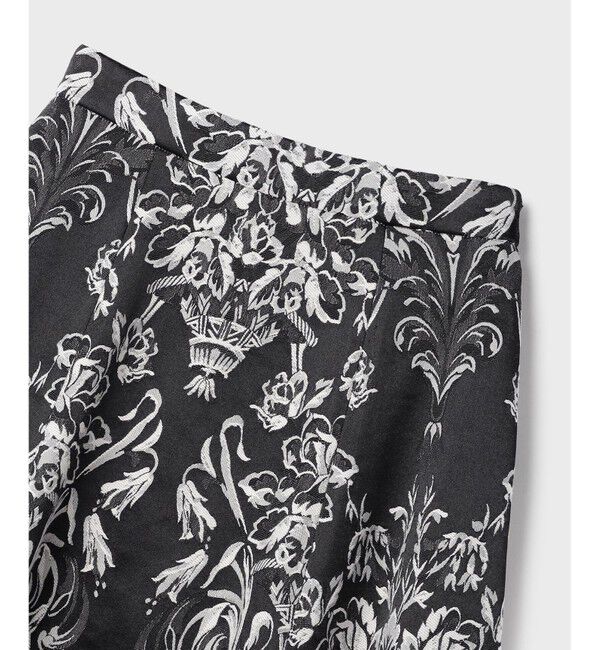 GRACE CONTINENTAL「オーナメントジャガードハンカチヘムスカート」|スカート|