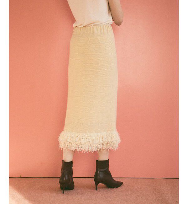 Grace Class「ラメフェザーフリンジスカート」|スカート|
