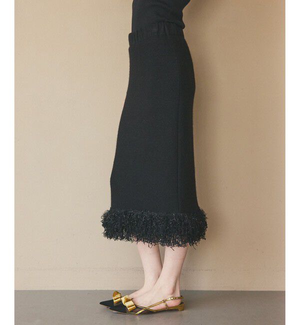 Grace Class「ラメフェザーフリンジスカート」|スカート|
