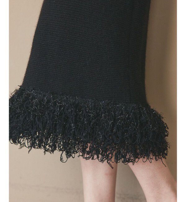 Grace Class「ラメフェザーフリンジスカート」|スカート|