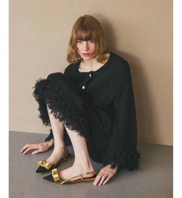 Grace Class「ラメフェザーフリンジスカート」|スカート|