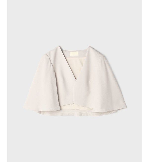 GRACE CONTINENTAL「ケープボレロ」|ボレロ|ベージュ