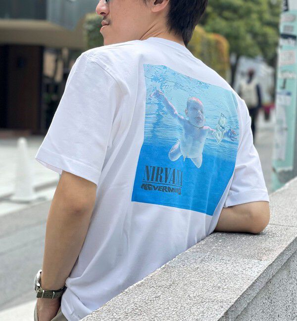 NOLLEY'S goodman「【GOOD ROCK SPEED】別注 NIRVANA / ニルヴァーナ プリントTシャツ 25SS」|Tシャツ・カットソー|ホワイト