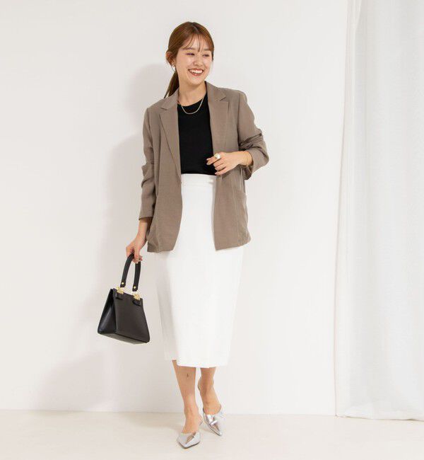 NOLLEY'S sophi「ウォッシャブルシアーシルクライトジャケット」|テーラードジャケット|