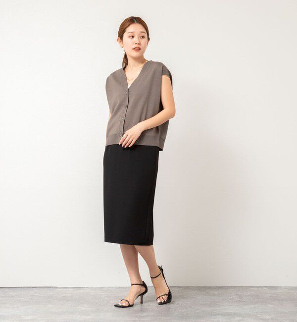 NOLLEY'S sophi「《セットアップ対応》ウォッシャブル強撚タイトスカート」|タイト|