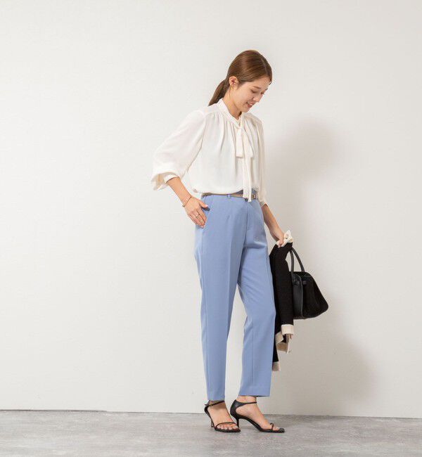 NOLLEY'S「ウォッシャブルダブルクロススリムパンツ」|その他|