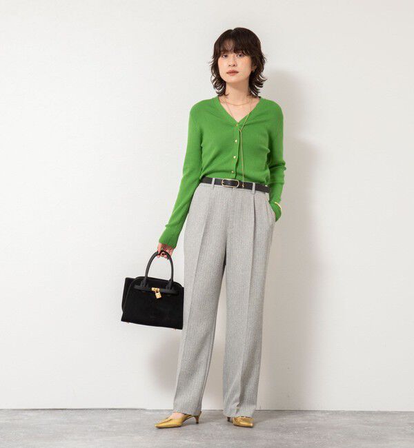 NOLLEY'S「ウォッシャブルウール調愛されセミワイドパンツ」|その他|