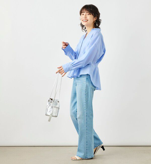 NOLLEY'S「ウォッシャブルパール釦スキッパータックブラウス」|シャツ・ブラウス|