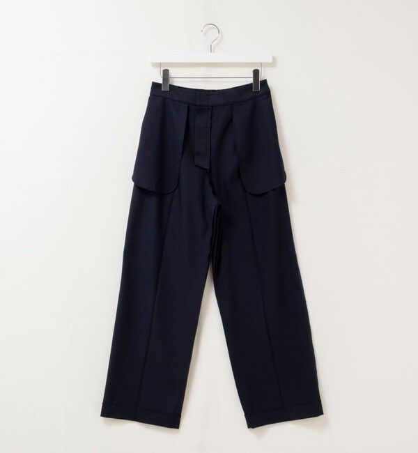 NOLLEY'S「《セットアップ対応》ウォッシャブルジョーゼットタックパンツ」|その他|