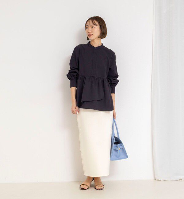 NOLLEY'S「ウォッシャブルイレギュラーヘムブラウス」|シャツ・ブラウス|