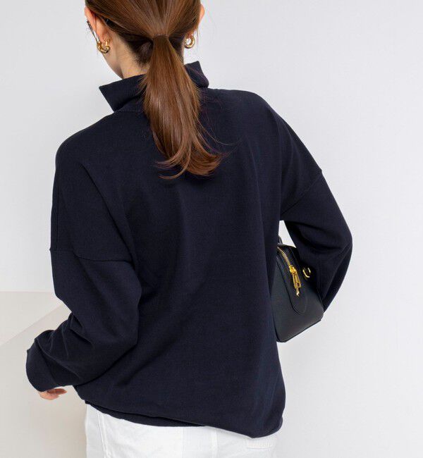 Rie Miller「《手洗い可能》ハーフZIPプルオーバー」|ニット・セーター|