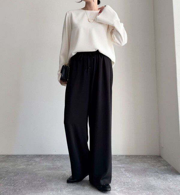 fredy emue「【累計販売数4万本突破！】とろみツイルストレートイージーパンツ」|チノ|