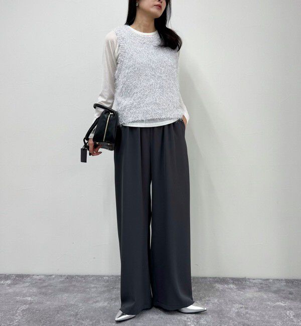 fredy emue「【累計販売数4万本突破！】とろみツイルストレートイージーパンツ」|チノ|