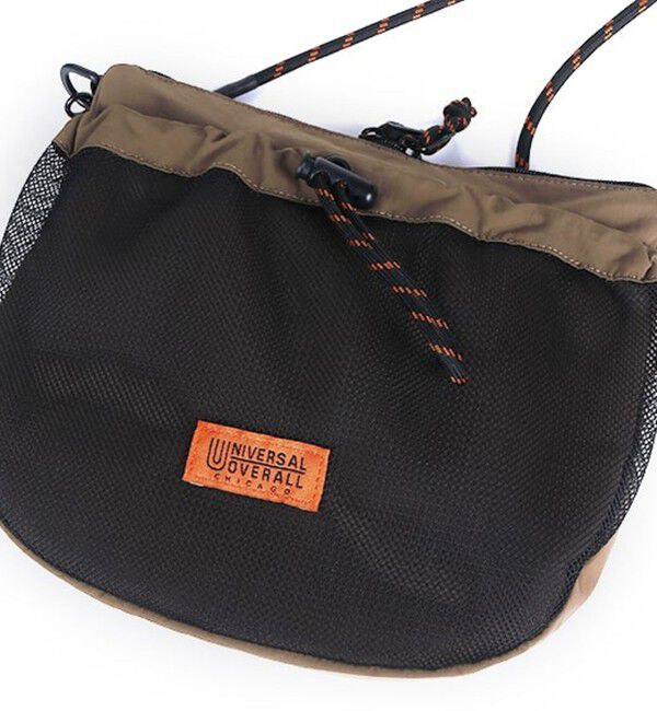 GLOSTER「【UNIVERSAL OVERALL】フロントメッシュ ザイルショルダーバッグ」|ショルダー・メッセンジャー|