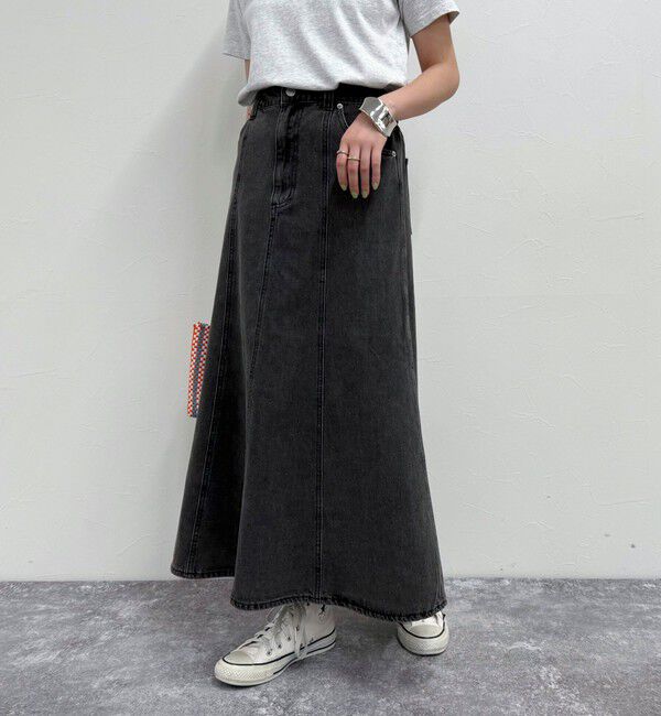 fredy emue「デニムフレアスカート」|スカート|