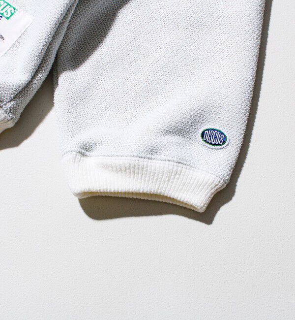 GLOSTER「【DISCUS】UNISEX インレイ裏シャギーボンディング配色 クループルオーバー」|スウェット・ジャージ|