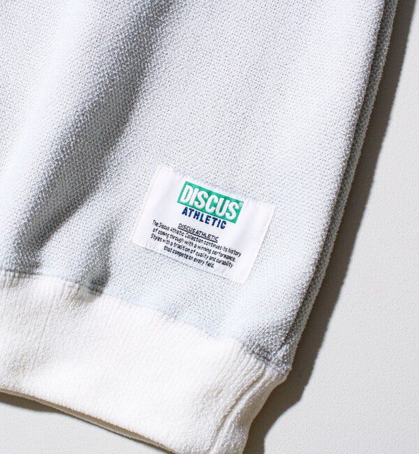 GLOSTER「【DISCUS】UNISEX インレイ裏シャギーボンディング配色 クループルオーバー」|スウェット・ジャージ|