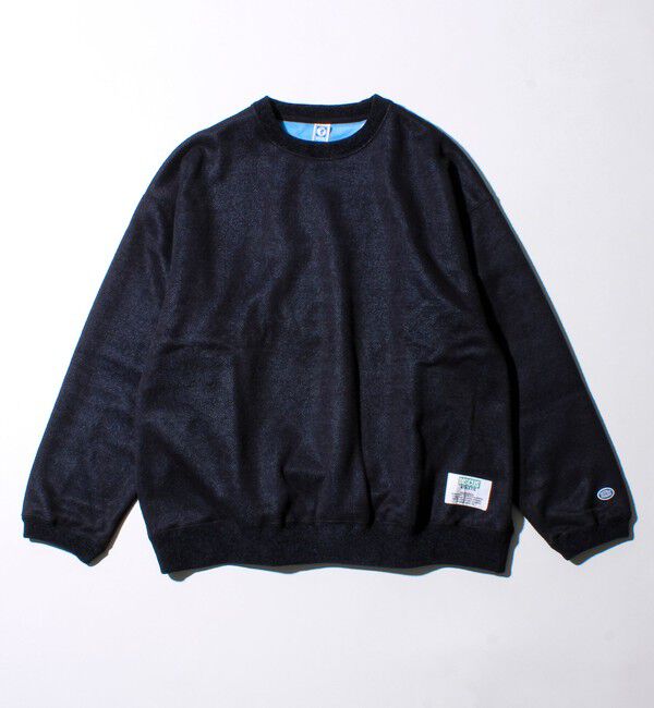 GLOSTER「【DISCUS】UNISEX インレイ裏シャギーボンディング配色 クループルオーバー」|スウェット・ジャージ|