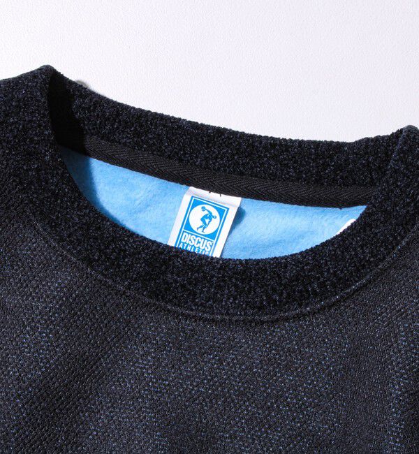 GLOSTER「【DISCUS】UNISEX インレイ裏シャギーボンディング配色 クループルオーバー」|スウェット・ジャージ|