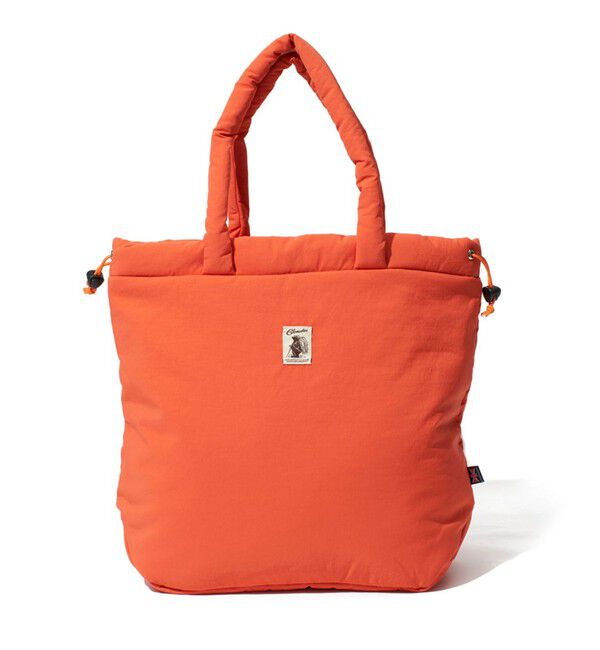 GLOSTER「【COBMASTER/コブマスター】PADDED-MUFFIN DRAWSTRING TOTE」|トートバッグ|オレンジ