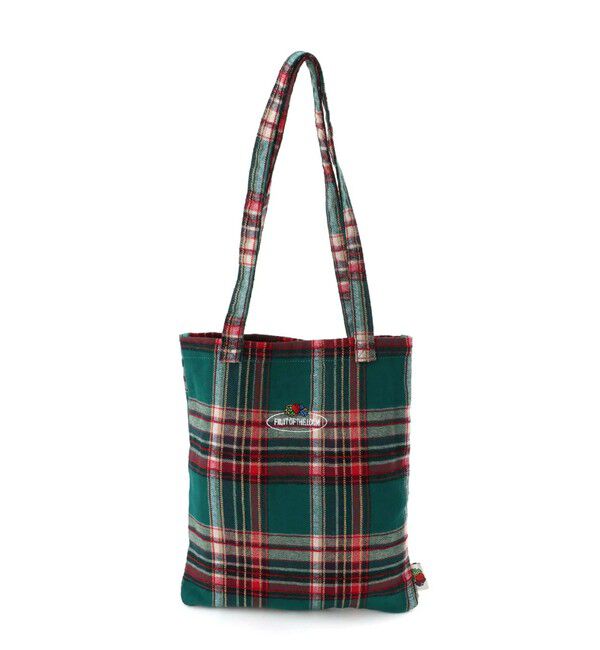 GLOSTER「【FRUIT OF THE LOOM】TARTAN CHECK TOTE BAG」|トートバッグ|グリーン系その他